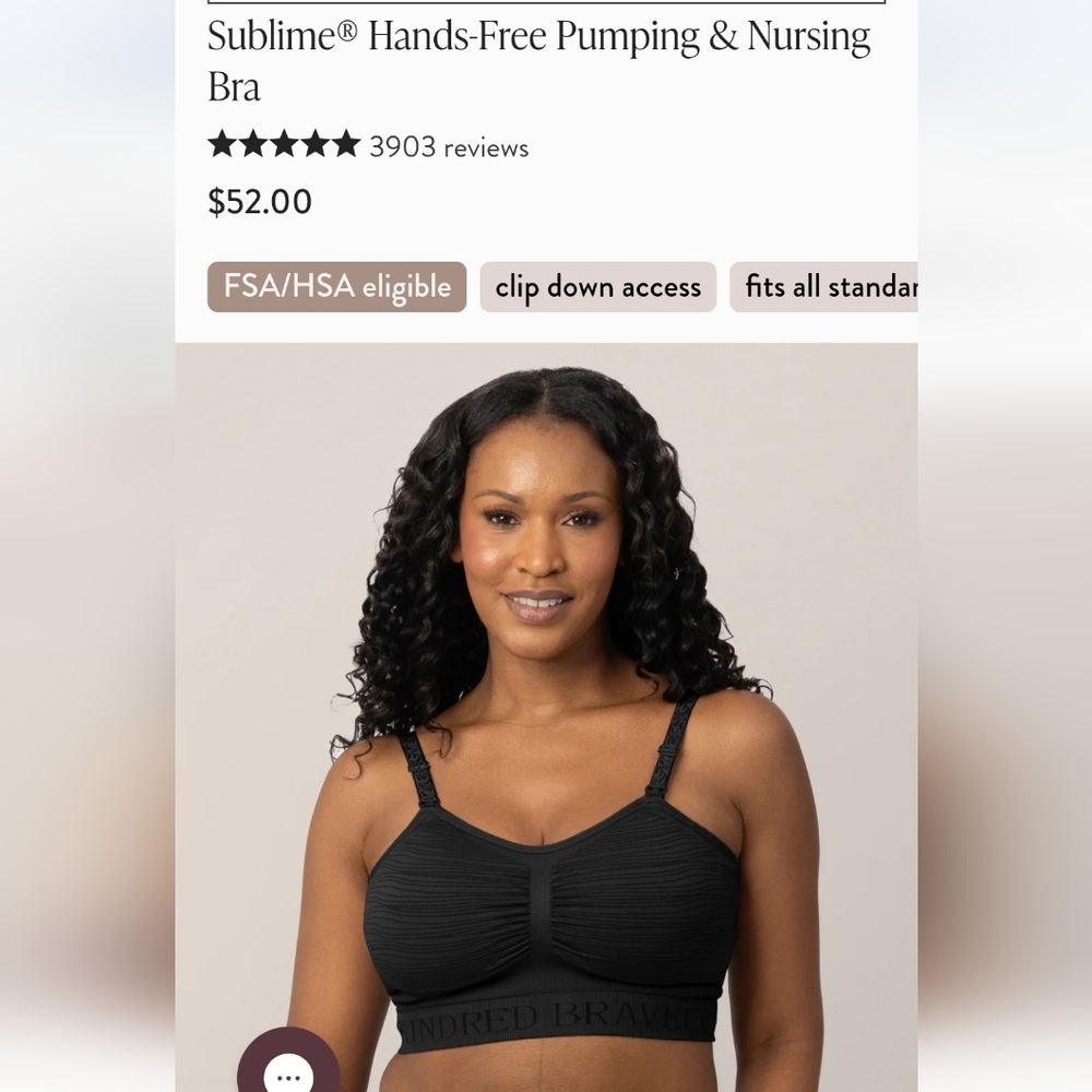 Kindred Braverly Sublime Nursing Pumping Bra